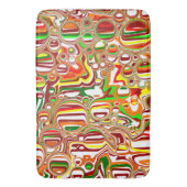 Retro Bubbles Badmat (Voorkant Verticaal)