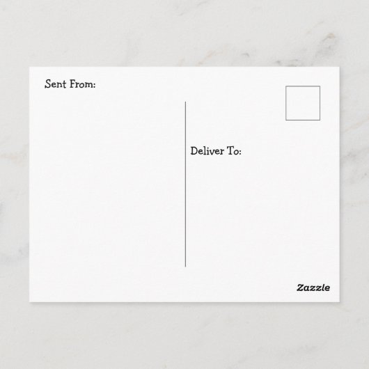 Retro Bubbles digitale kunst Briefkaart (Achterkant)