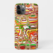 Retro Bubbles digitale kunst Case-Mate iPhone Case (Achterkant)