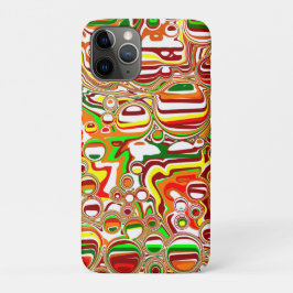 Retro Bubbles digitale kunst Case-Mate iPhone Case
