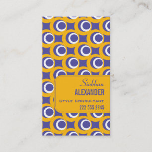 Retro Bubbles Visitekaartje