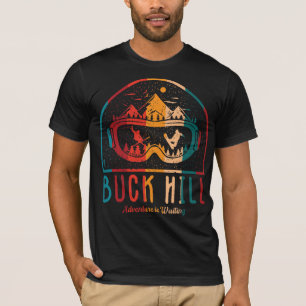 Retro Buck Hill Ski Avontuur T-shirt