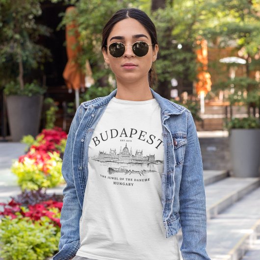 Retro Budapest: Eternal Beauty of Hungary’s Heart Tri-Blend Shirt