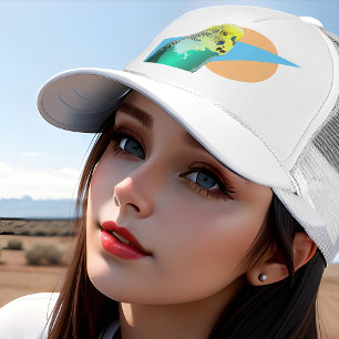 Retro Budgie Pop Art Aqua Blue Parakeet Pet Bird