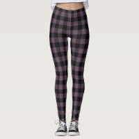 Retro Buffalo Pset Tartan Patroon Black Paars