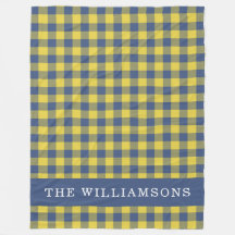 Retro Buffalo Pset Yellow Blue Persoonlijke naam