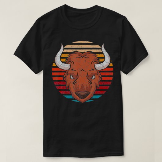 Retro Buffalo T-shirt (Design voorkant)