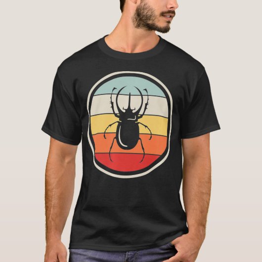Retro - Bug Kever Insect Entomologist Gift - T-shirt (Voorkant)