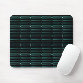 Retro Building Blocks Mousepad, Blauwgroen Muismat (Met muis)