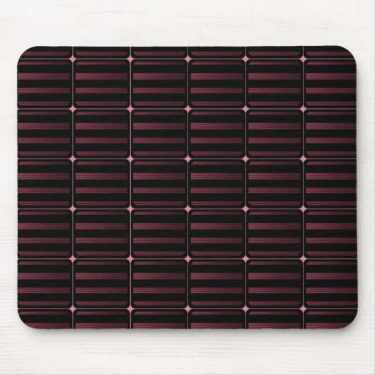 Retro Building Blocks Mousepad, Bourgogne Muismat (Voorkant)