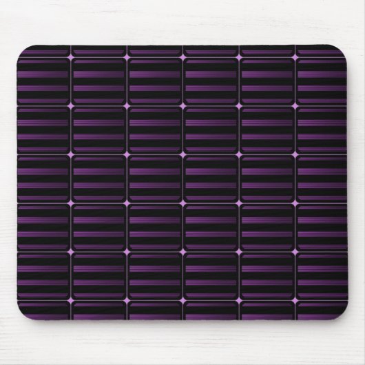Retro Building Blocks Mousepad, Paars Muismat (Voorkant)