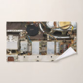 Retro buisradio bad handdoek (Handdoek)