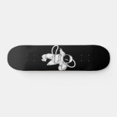 Retro Buitenruimte Grappige Astronaut Persoonlijk Skateboard (Horizontaal)