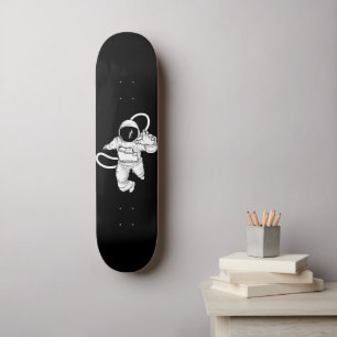 Retro Buitenruimte Grappige Astronaut Persoonlijk Skateboard