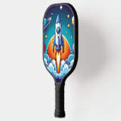 Retro, buitenruimte raket pickleball paddle (Links)