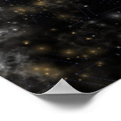 Retro Buitenspatie met het Poster Planet Venus (Hoek)