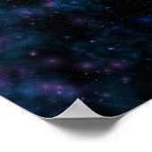 Retro Buitenspatie met Planet Neptune Poster (Hoek)