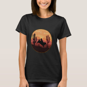 Retro Bull Riding Cowboy Bull Rodeo T-shirt