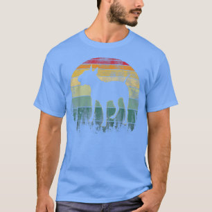 Retro Bull Terrier Hondenliefhebber Gifts T-shirt