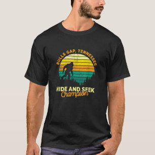 Retro Bulls Gap Tennessee Grote voet Souvenir T-shirt