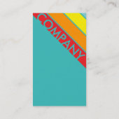 Retro Bullseye Punchcard (Koop 11 Krijg 1 Kosteloo Klantenkaartje (Achterkant)