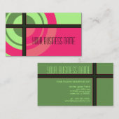 retro bullseye visitekaartje (Voorkant / Achterkant)