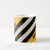 Retro Bumblebee Buzz Strepen met Naam Koffiemok (Center)
