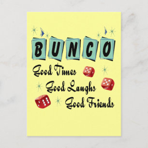Retro Bunco Briefkaart