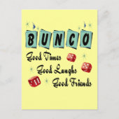 Retro Bunco Briefkaart (Voorkant)