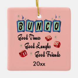 Retro Bunco Keramisch Ornament