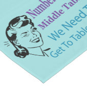 Retro Bunco Middle Table #2 Korte Tafelloper (Hoek)