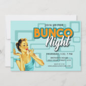 Retro Bunco Nacht Kaart (Voorkant)
