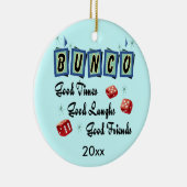 Retro Bunco Ornament - Prijs of cadeau (Rechts)