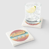 Retro Bunco Player Dice Stenen Onderzetter (Zijkant)