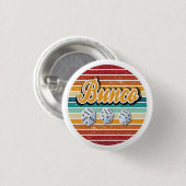 Retro Bunco Ronde Button 3,2 Cm (Voorkant /achterkant)