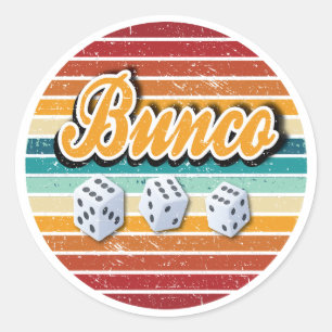 Retro Bunco Ronde Sticker