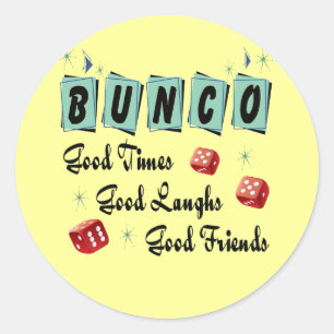 Retro Bunco Ronde Sticker