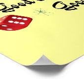 Retro Bunco Sign - Good Time, Laughs and Friends Poster (Hoek)