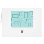 Retro Bunco tafel Kaart voor tabel 1 (Achterkant Horizontaal)