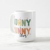 Retro Bunny: Bunny Bliss Koffiemok (Voorkant links)