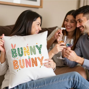 Retro Bunny: Bunny Bliss Kussen