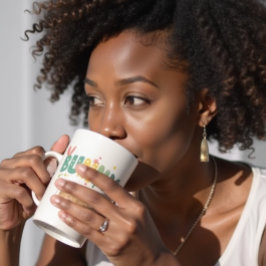 Retro Bunny: Bunny Bliss Latte Mok