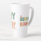 Retro Bunny: Bunny Bliss Latte Mok (Rechterhoek)