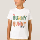 Retro Bunny: Bunny Bliss T-shirt (Voorkant)