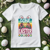 Retro Bunny Easter Gamer Controller T-shirt