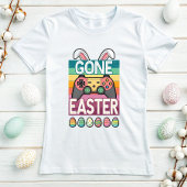Retro Bunny Easter Gamer Controller T-shirt
