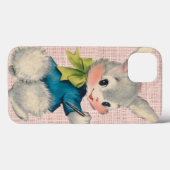 Retro Bunny in Pastels Case-Mate iPhone Case (Achterkant (horizontaal))
