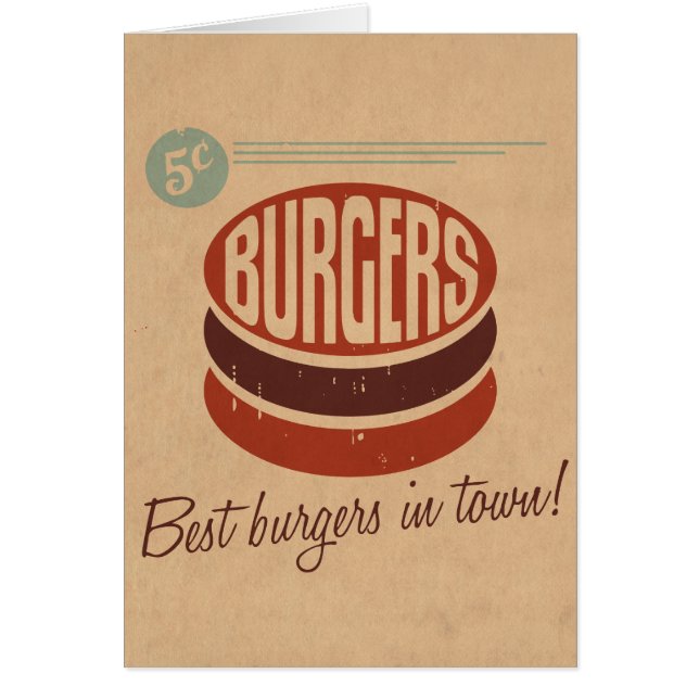 Retro Burger (Voorkant)