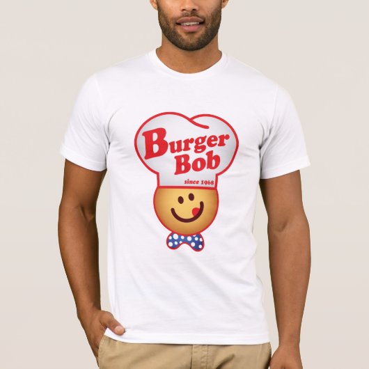 Retro Burger Joint - Burger Bob T-shirt (Voorkant)