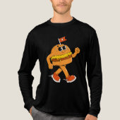 Retro Burger Tri-Blend Shirt (Voorkant volledig)
